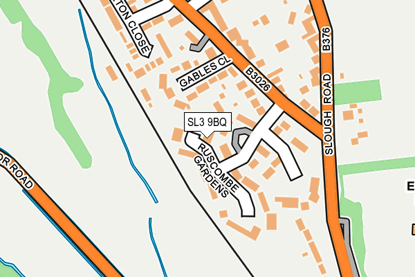 SL3 9BQ map - OS OpenMap – Local (Ordnance Survey)