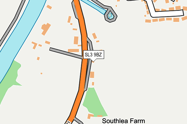 SL3 9BZ map - OS OpenMap – Local (Ordnance Survey)
