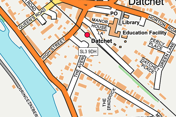 SL3 9DH map - OS OpenMap – Local (Ordnance Survey)