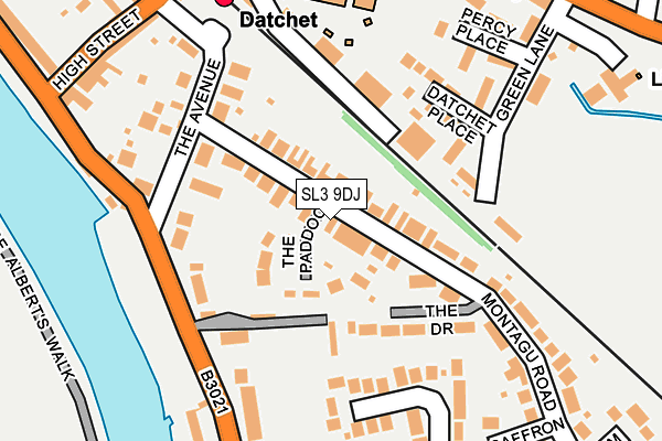 SL3 9DJ map - OS OpenMap – Local (Ordnance Survey)