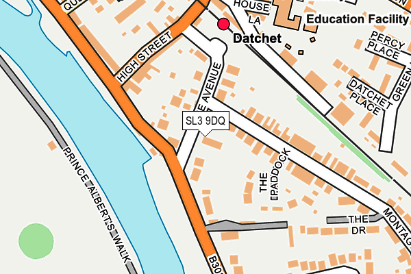 SL3 9DQ map - OS OpenMap – Local (Ordnance Survey)