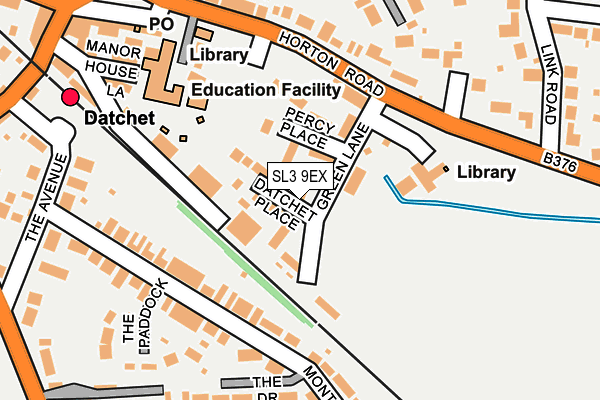 SL3 9EX map - OS OpenMap – Local (Ordnance Survey)