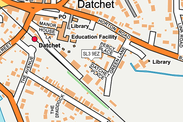 SL3 9EZ map - OS OpenMap – Local (Ordnance Survey)