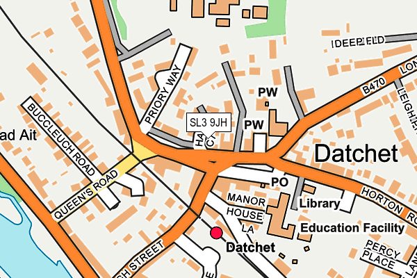 SL3 9JH map - OS OpenMap – Local (Ordnance Survey)