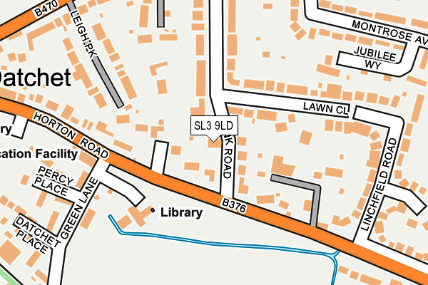 SL3 9LD map - OS OpenMap – Local (Ordnance Survey)