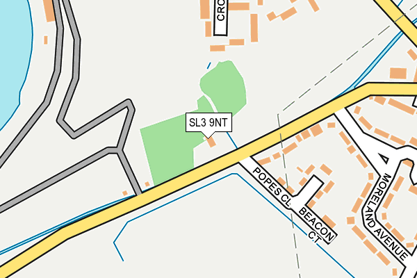 SL3 9NT map - OS OpenMap – Local (Ordnance Survey)