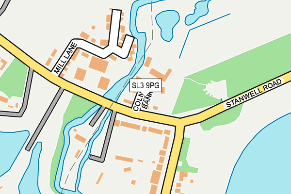 SL3 9PG map - OS OpenMap – Local (Ordnance Survey)