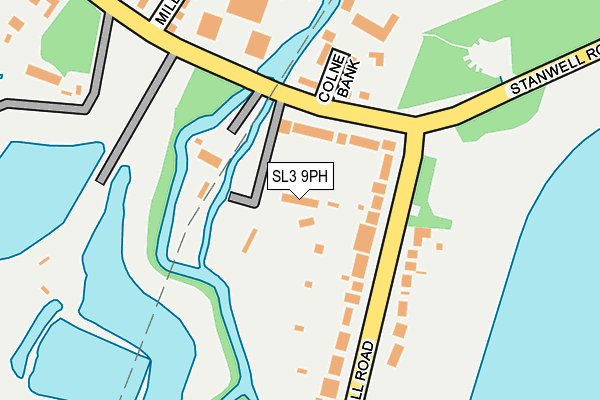 SL3 9PH map - OS OpenMap – Local (Ordnance Survey)