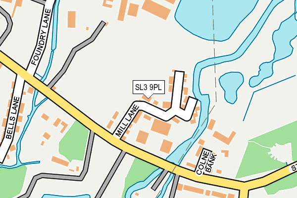 SL3 9PL map - OS OpenMap – Local (Ordnance Survey)