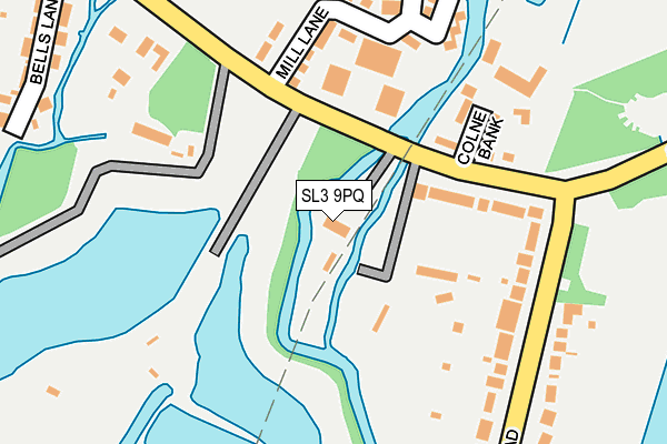 SL3 9PQ map - OS OpenMap – Local (Ordnance Survey)