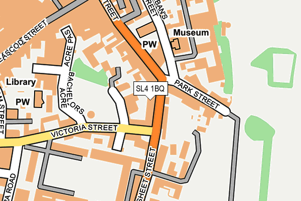 SL4 1BQ map - OS OpenMap – Local (Ordnance Survey)