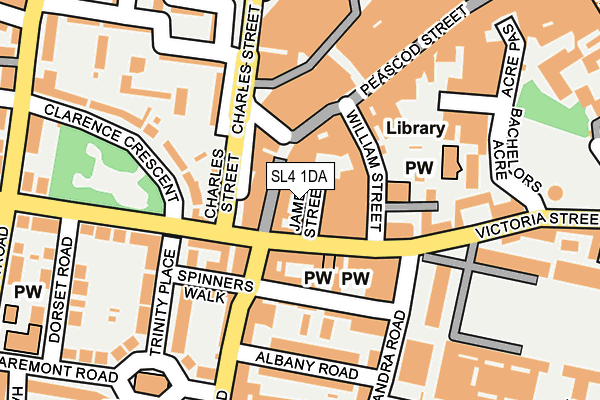 SL4 1DA map - OS OpenMap – Local (Ordnance Survey)
