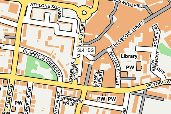 SL4 1DG map - OS OpenMap – Local (Ordnance Survey)