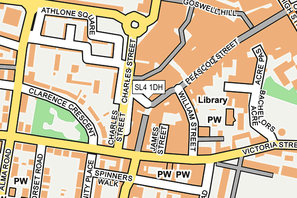 SL4 1DH map - OS OpenMap – Local (Ordnance Survey)