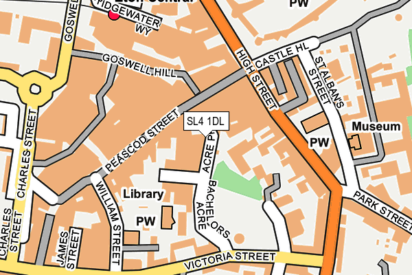 SL4 1DL map - OS OpenMap – Local (Ordnance Survey)