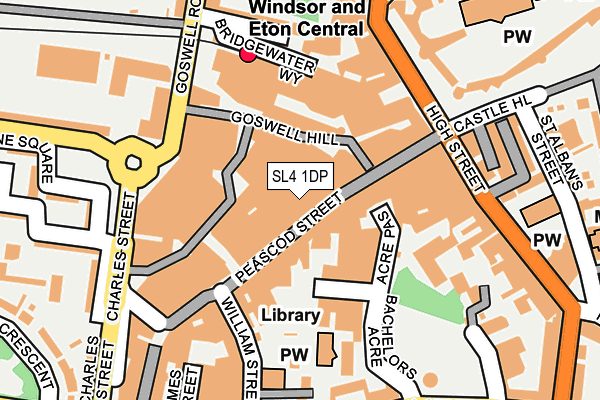 SL4 1DP map - OS OpenMap – Local (Ordnance Survey)