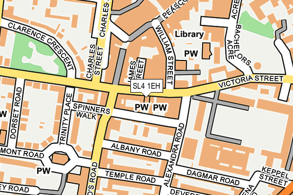 SL4 1EH map - OS OpenMap – Local (Ordnance Survey)