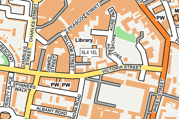 SL4 1EL map - OS OpenMap – Local (Ordnance Survey)