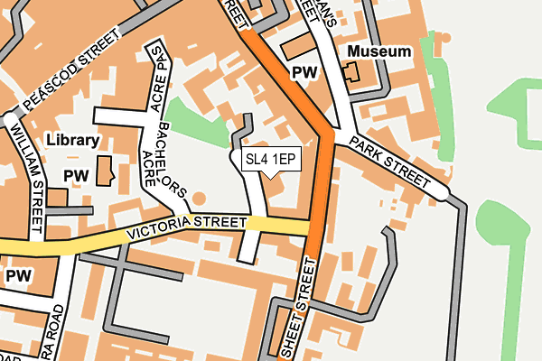 SL4 1EP map - OS OpenMap – Local (Ordnance Survey)