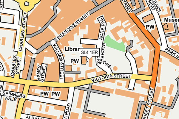 SL4 1ER map - OS OpenMap – Local (Ordnance Survey)