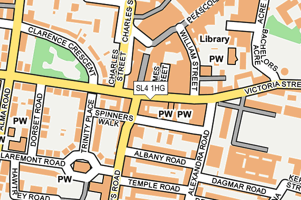 SL4 1HG map - OS OpenMap – Local (Ordnance Survey)