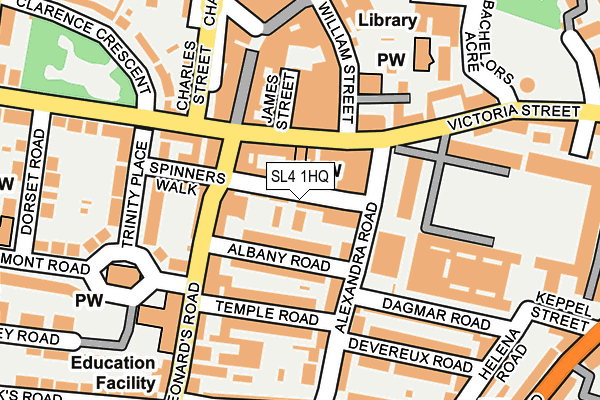 SL4 1HQ map - OS OpenMap – Local (Ordnance Survey)