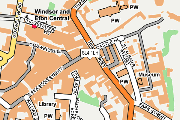 SL4 1LH map - OS OpenMap – Local (Ordnance Survey)