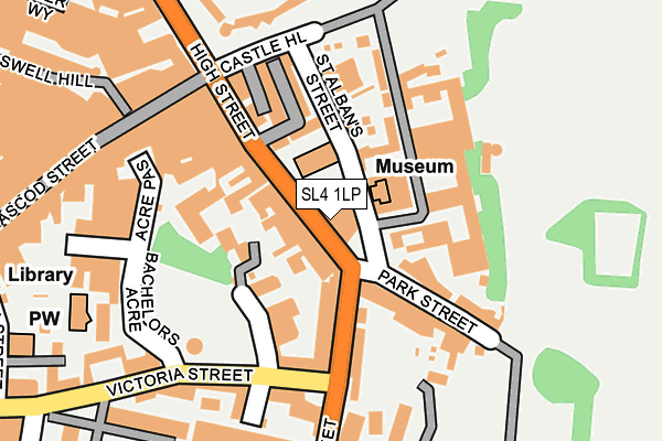 SL4 1LP map - OS OpenMap – Local (Ordnance Survey)