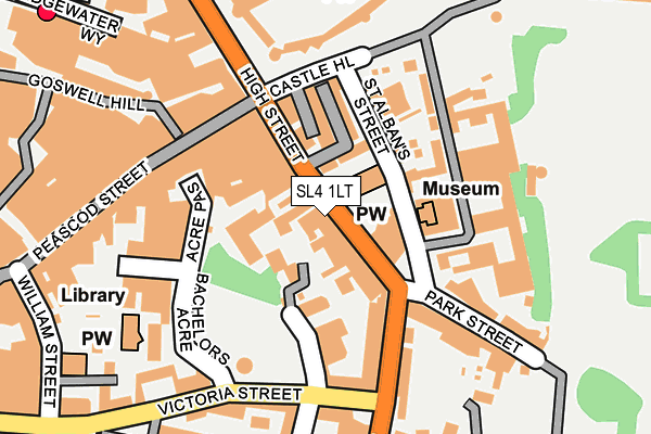 SL4 1LT map - OS OpenMap – Local (Ordnance Survey)