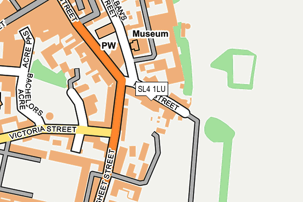 SL4 1LU map - OS OpenMap – Local (Ordnance Survey)
