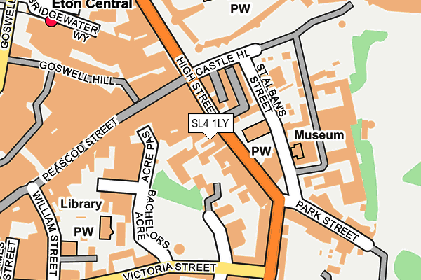 SL4 1LY map - OS OpenMap – Local (Ordnance Survey)