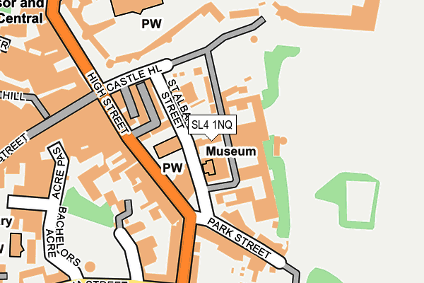 SL4 1NQ map - OS OpenMap – Local (Ordnance Survey)