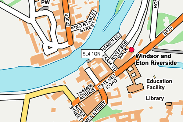 SL4 1QN map - OS OpenMap – Local (Ordnance Survey)