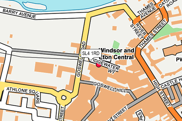 SL4 1RD map - OS OpenMap – Local (Ordnance Survey)