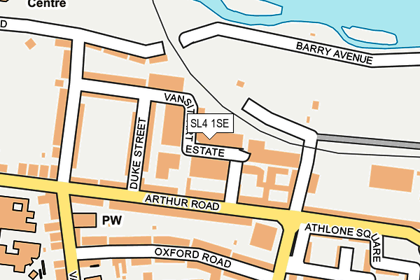 Map of OAKLEY LAND AND DEVELOPMENT LLP at local scale