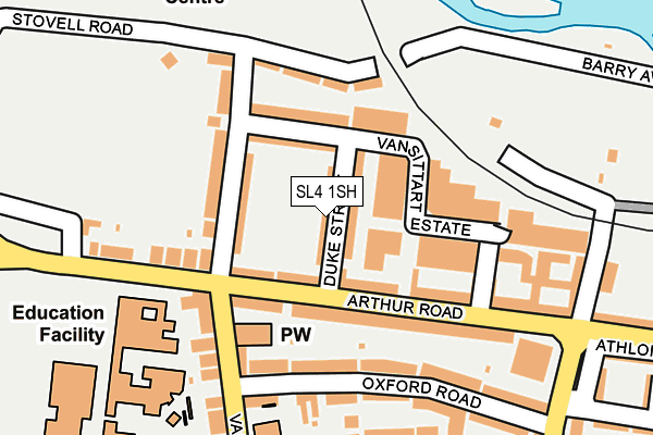 SL4 1SH map - OS OpenMap – Local (Ordnance Survey)