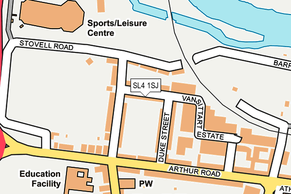 SL4 1SJ map - OS OpenMap – Local (Ordnance Survey)