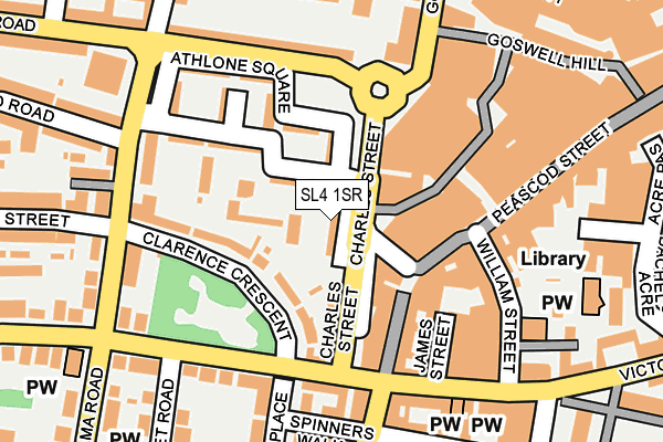 SL4 1SR map - OS OpenMap – Local (Ordnance Survey)