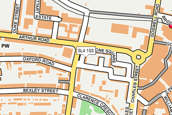 SL4 1SS map - OS OpenMap – Local (Ordnance Survey)