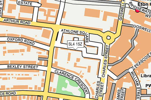 SL4 1SZ map - OS OpenMap – Local (Ordnance Survey)