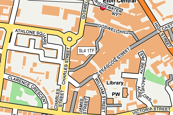 SL4 1TF map - OS OpenMap – Local (Ordnance Survey)