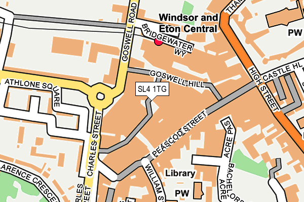 SL4 1TG map - OS OpenMap – Local (Ordnance Survey)