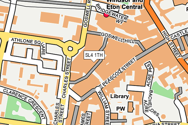 SL4 1TH map - OS OpenMap – Local (Ordnance Survey)