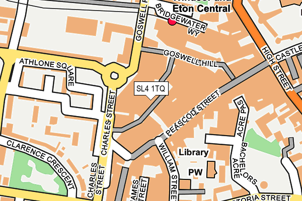 SL4 1TQ map - OS OpenMap – Local (Ordnance Survey)