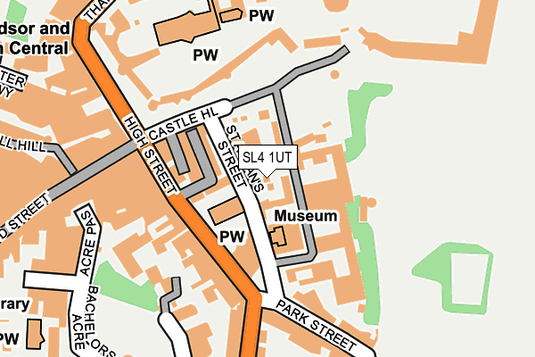 SL4 1UT map - OS OpenMap – Local (Ordnance Survey)