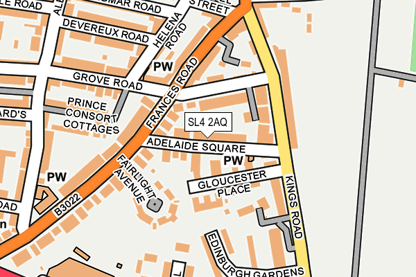 SL4 2AQ map - OS OpenMap – Local (Ordnance Survey)