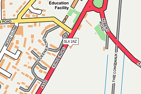 SL4 2AZ map - OS OpenMap – Local (Ordnance Survey)