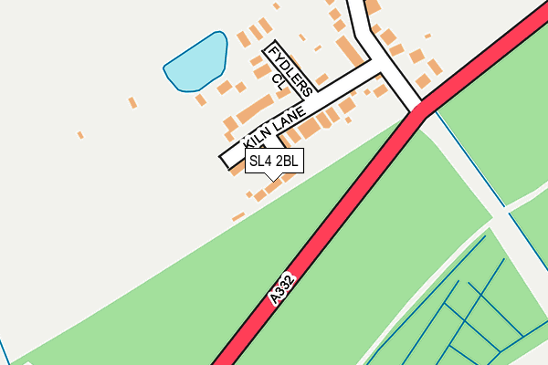 SL4 2BL map - OS OpenMap – Local (Ordnance Survey)
