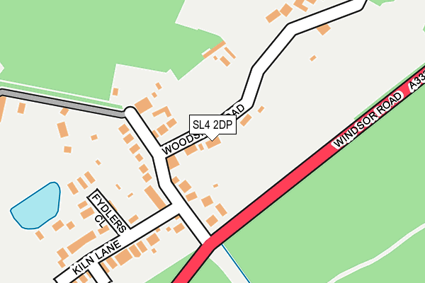 SL4 2DP map - OS OpenMap – Local (Ordnance Survey)