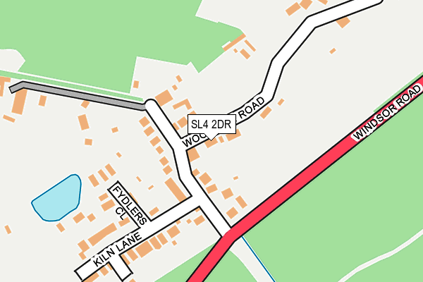 SL4 2DR map - OS OpenMap – Local (Ordnance Survey)